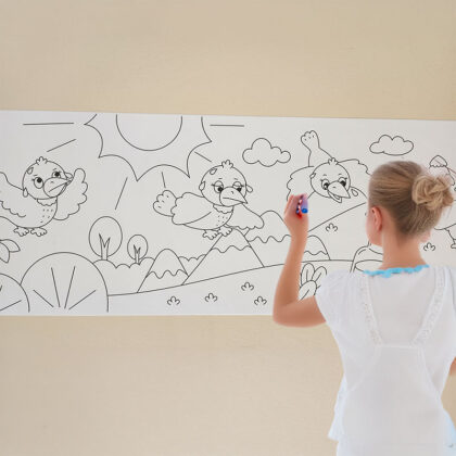 Kolorowanka ścienna EndlessGraffiti - Ptaki i natura